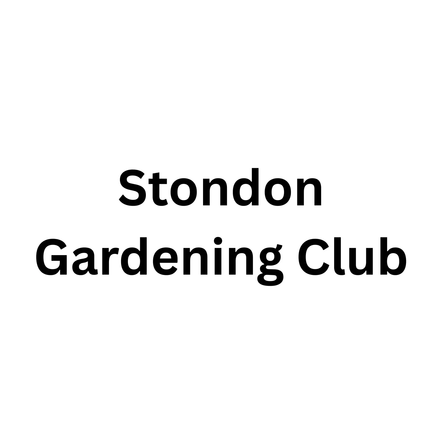 Stondon Gardening Club logo